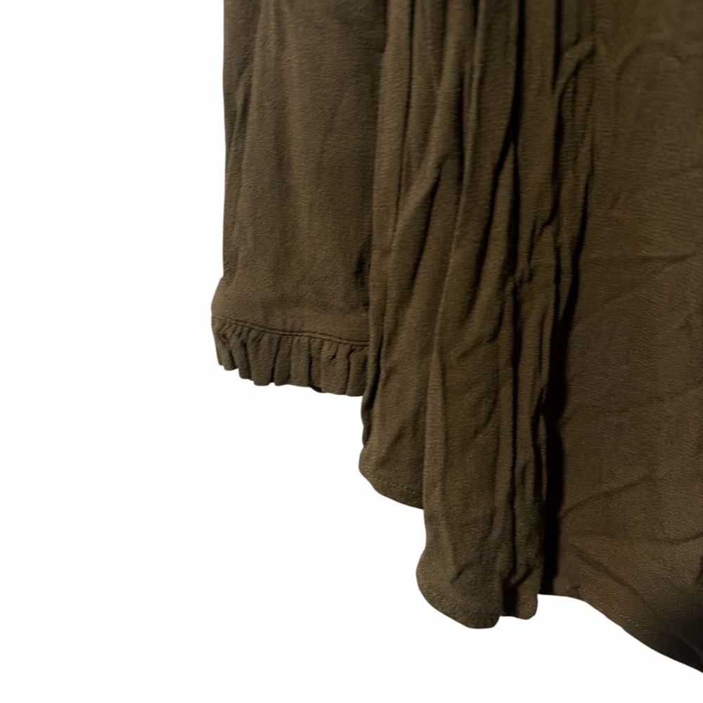 Free People Olive Green Lieutenant Shirt Dress - Picture 4 of 6